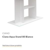 Acquario Ciano 80L con mobile – completo e in ott