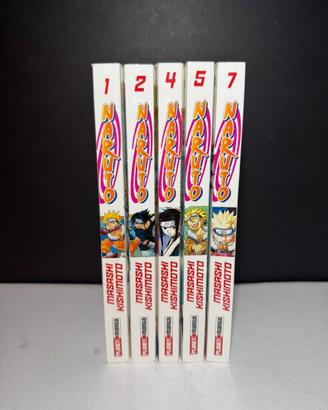 Manga Naruto serie rossa 1/2/4/5/7💕📚