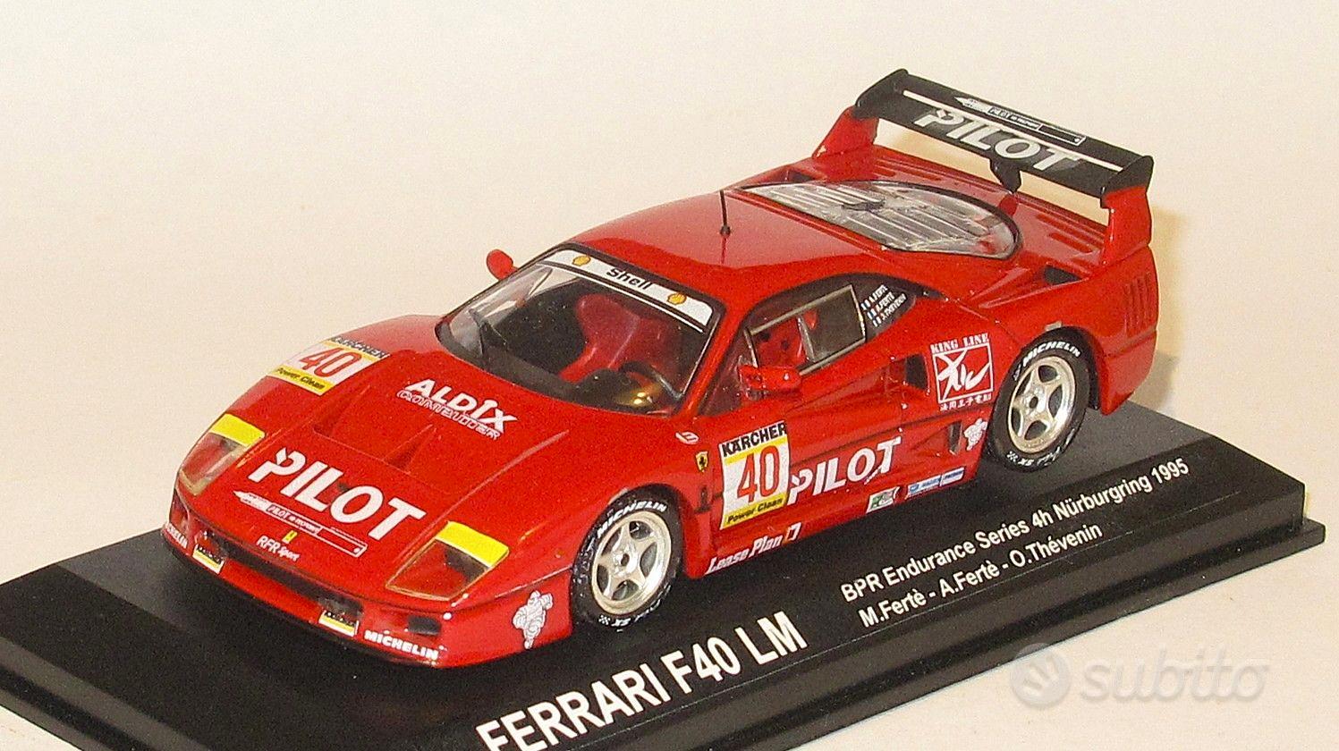 FERRARI F40 LM ALDIX PILOT BPR 4h NURBURGRING 1995 - Collezionismo