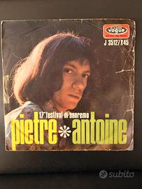 Antoine - " PIETRE" vinile 45 giri