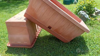 fioriera rettangolare 80 cm