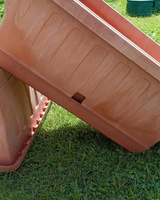 fioriera rettangolare 80 cm