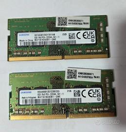 Samsung 16GB (2x8GB) - SODIMM DDR4 - 3200Mhz