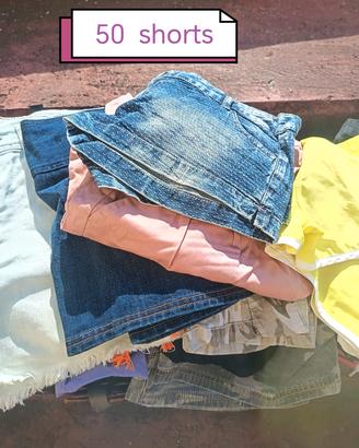 Stock 50 paia di shorts