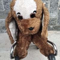 Cagnolino Vintage a dondolo cavalcabile anni 70