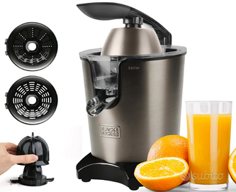 Black+Decker BXCJ350E - Spremiagrumi Elettrico con