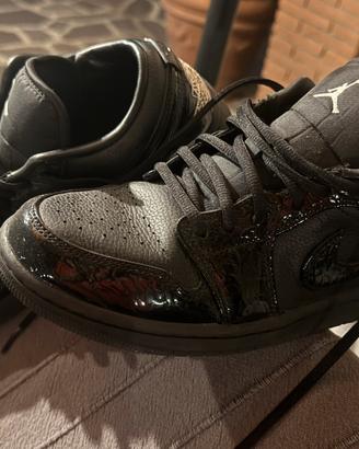 Air Jordan 1 Low SE Black Crocodile - Taglia 40