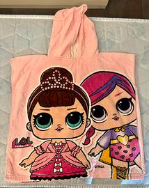 Poncho LOL Surprise bambina 4-5 anni