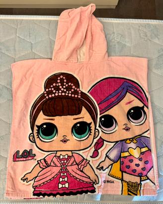 Poncho LOL Surprise bambina 4-5 anni