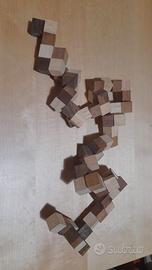 Gioco in legno puzzole 3d