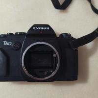 Canon T60 più obiettivo Vivitar