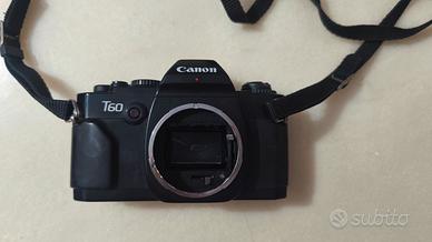 Canon T60 più obiettivo Vivitar