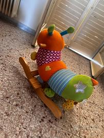Dondolo bruco per bimbi unisex