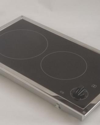 Top vetroceramica radiante 2 fuochi