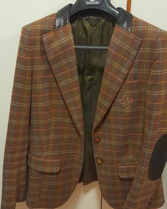Giacca tweed donna 70% lana S/M marca Fellini