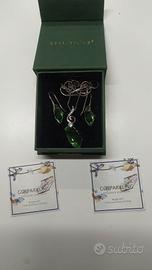 gioielli Gosparkling pietra verde 