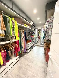 CABINA ARMADIO BIANCA E CHAMPAGNE