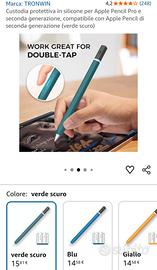 Custodia silicone per Apple Pencil 2