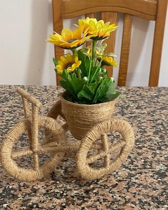 Bici con fiori