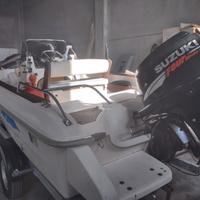 Barca 5mt con motore Suzuki 40 DF 4 tempi