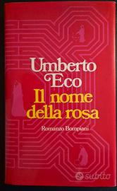 Libro "Il nome della rosa" Umberto Eco 1988