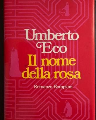 Libro "Il nome della rosa" Umberto Eco 1988