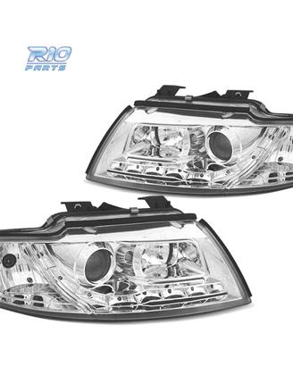 FARI PER AUDI A4 B6 CABRIO 02-06 LUCE DIURNA A LED