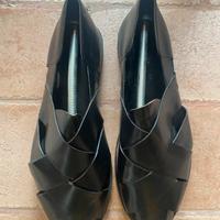 Scarpa sandalo intrecciata