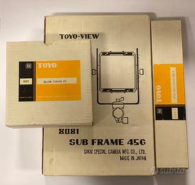 Banco Ottico Toyo45 viewG 300mm Fujinon 6 chassi