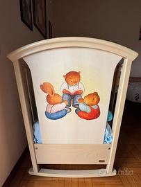 Lettino a dondolo con sponde