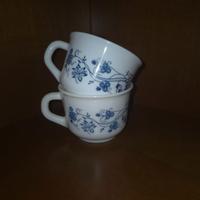 TAZZE BIANCHE A FIORI PRODUZIONE ASTER