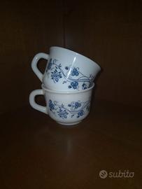 TAZZE BIANCHE A FIORI PRODUZIONE ASTER