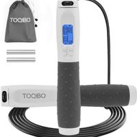 TOQIBO Corda per Saltare Calorie Conta, Corda Salt