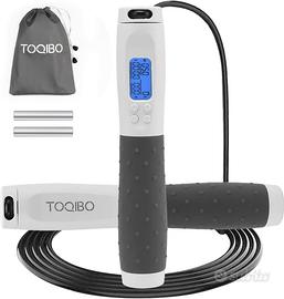 TOQIBO Corda per Saltare Calorie Conta, Corda Salt