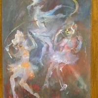 “Danza” Mino Maccari olio su tavola 55 x 40