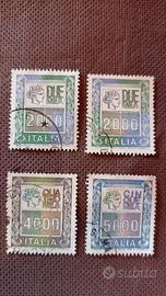 Lotto 4 francobolli (marche da bollo)
