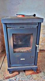 Stufa a legna con ventole elettriche cadel