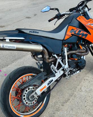 KTM supermotard 640 storica motore rifatto