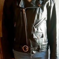 Giacca chiodo in pelle 