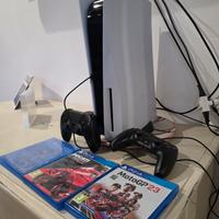 Playstation 5 disco +2 controller + 3 giochi