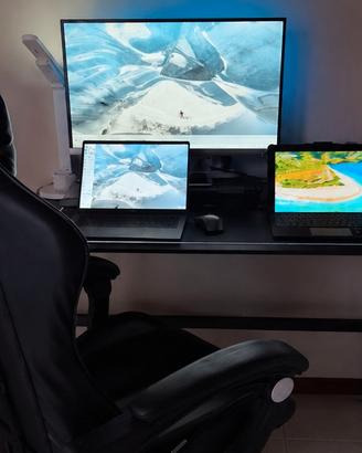Kit Postazione Gaming + Monitor HP + Sedia Gaming