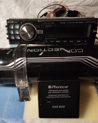 Autoradio Alpine +Condensatore