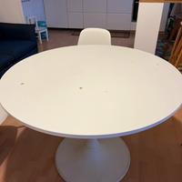 Tavolo IKEA DOCKSTA tondo 103 cm Bianco