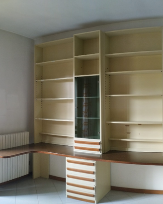 scrivania con libreria + armadio 4 stagioni