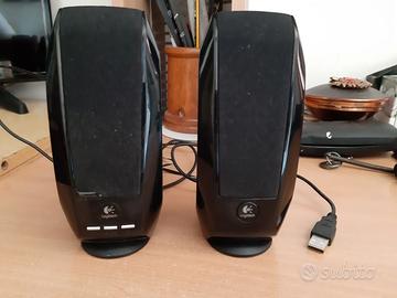 Casse acustiche per pc logitech con entrata usb