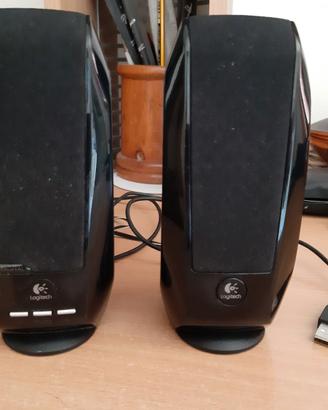 Casse acustiche per pc logitech con entrata usb
