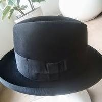 Cappello Borsalino nero vintage