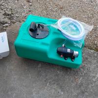 Serbatoio acqua con pompa 12 volt