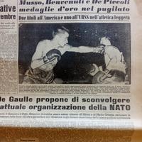giornale Il tempo del 06/09/1960