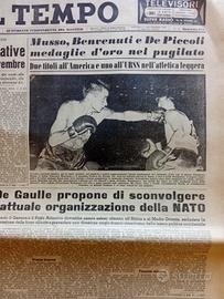giornale Il tempo del 06/09/1960